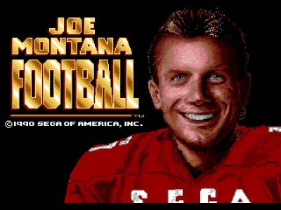 Screen ze hry Joe Montana Football