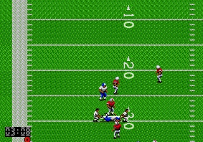 Screen ze hry Joe Montana Football