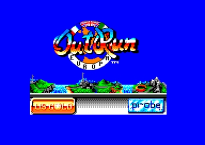 Screen ze hry OutRun Europa