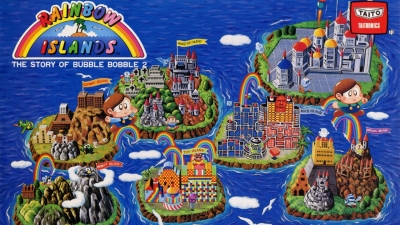Artwork ke he Rainbow Islands: Story of the Bubble Bobble 2