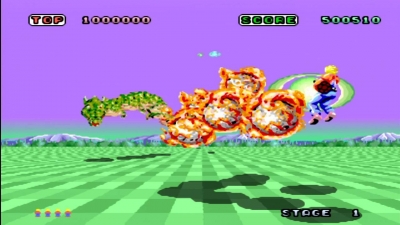 Artwork ke he Space Harrier