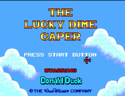 Screen ze hry The Lucky Dime Caper Starring Donald Duck