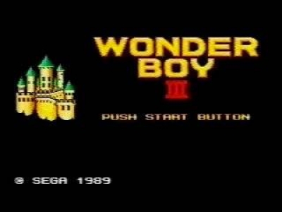 Screen ze hry Wonder Boy III: The Dragons Trap