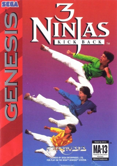 Obal hry 3 Ninjas Kick Back