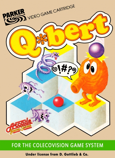 Obal hry Q-bert