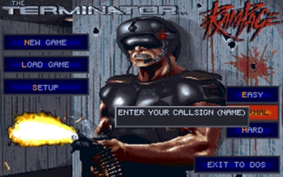 Screen ze hry Terminator: Rampage