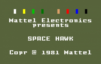 Screen ze hry Space Hawk