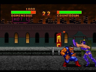 Screen ze hry Double Dragon V: The Shadow Falls