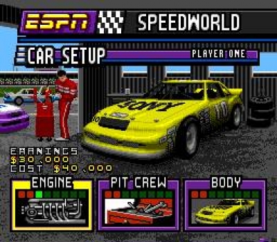 Screen ze hry ESPN Speed World