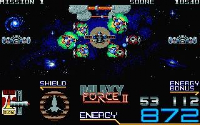 Screen ze hry Galaxy Force II