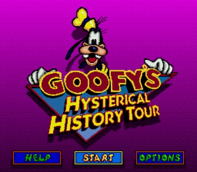 Screen ze hry Goofys Hysterical History Tour