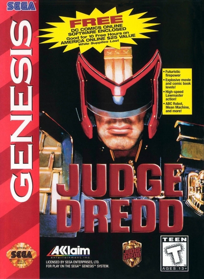 Obal hry Judge Dredd