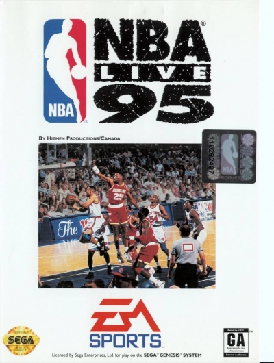 Obal hry NBA Live 95