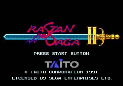 Screen ze hry Rastan Saga II