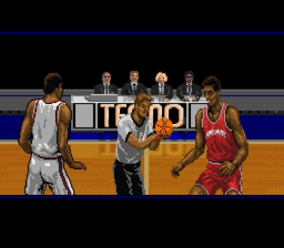 Screen ze hry Tecmo Super NBA Basketball