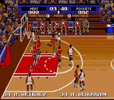 Screen ze hry Tecmo Super NBA Basketball