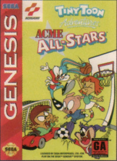 Obal hry Tiny Toon Adventures: ACME All-Stars