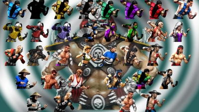 Artwork ke he Ultimate Mortal Kombat 3