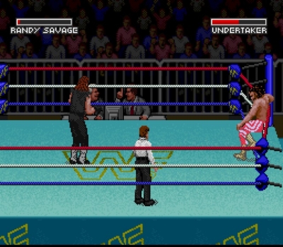 Screen ze hry WWF Super WrestleMania