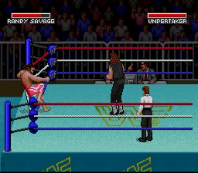 Screen ze hry WWF Super WrestleMania