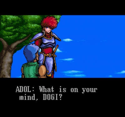 Screen ze hry Ys III: Wanderers from Ys