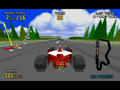 Screen ze hry Virtua Racing Deluxe