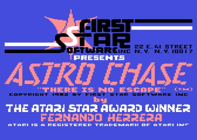 Screen ze hry Astro Chase