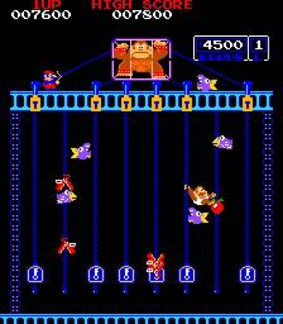 Screen ze hry Donkey Kong Jr.