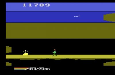 Screen ze hry Pitfall II: Lost Caverns