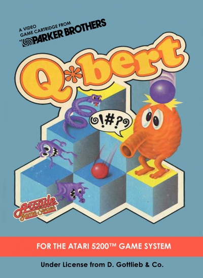 Obal hry Q-bert