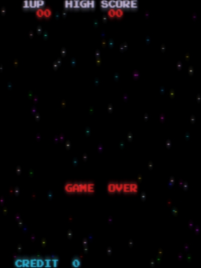 Screen ze hry Galaxian