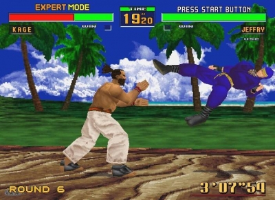 Screen ze hry Virtua Fighter 2