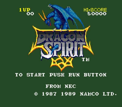Screen ze hry Dragon Spirit