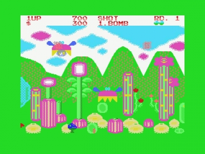 Screen ze hry Fantasy Zone