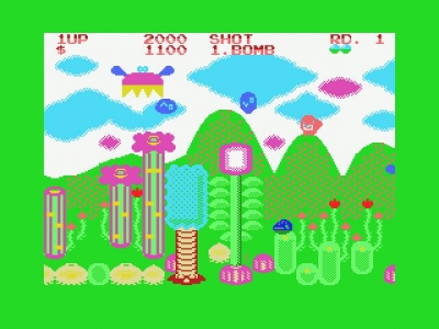 Screen ze hry Fantasy Zone