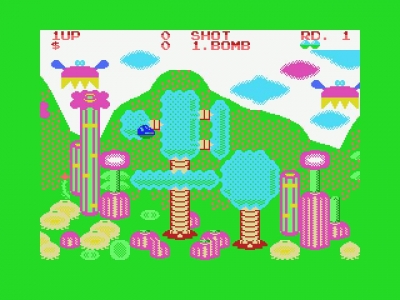 Screen ze hry Fantasy Zone