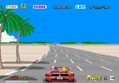 Screen ze hry OutRun