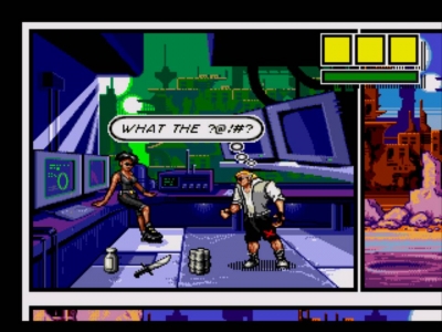 Screen ze hry Comix Zone