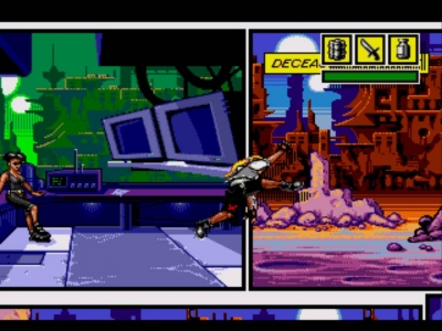 Screen ze hry Comix Zone