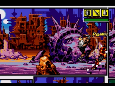 Screen ze hry Comix Zone