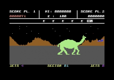 Screen ze hry Attack of the Mutant Camels
