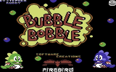 Screen ze hry Bubble Bobble