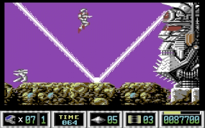 Screen ze hry Turrican II: The Final Fight