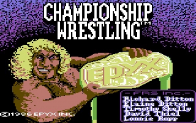 Screen ze hry Championship Wrestling