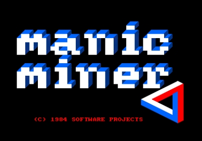 Screen ze hry Manic Miner