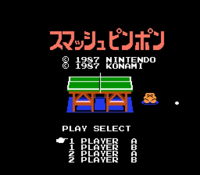 Screen ze hry Ping Pong