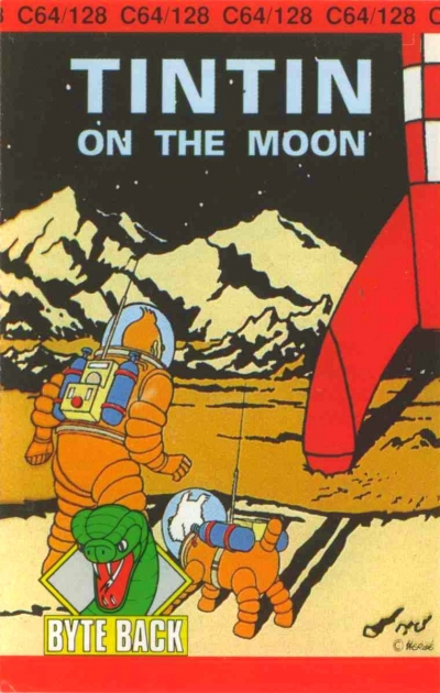 Obal hry Tintin on the Moon