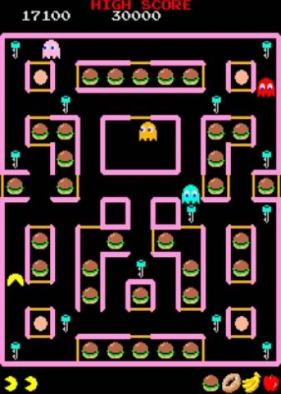 Screen ze hry Super Pac-Man