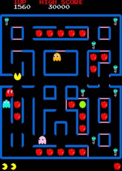 Screen ze hry Super Pac-Man