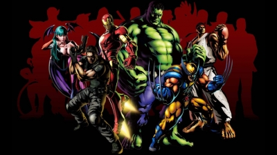 Artwork ke he Marvel vs. Capcom 2: New Age of Heroes